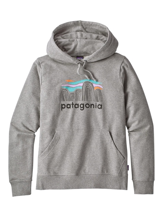 Patagonia Tops - Patagonia Fitz Roy Boulders Midweight Graphic Fleece Drawstring Hoodie